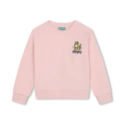 Kenzo , Kenzo Kids Sweaters Pink ,Pink female, Sizes: