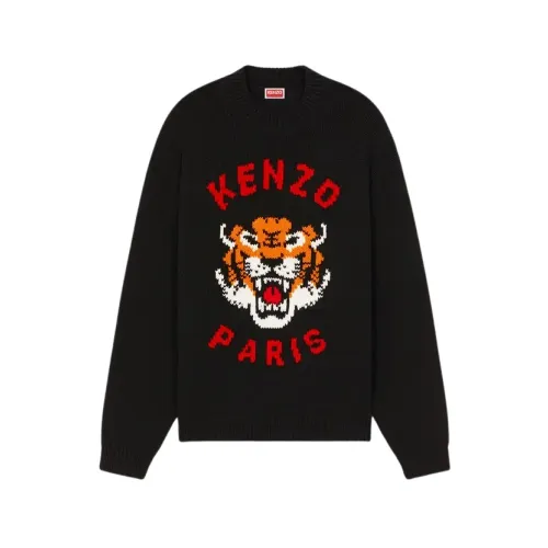 Kenzo , Kenzo Sweaters Black ,Black male, Sizes: