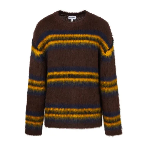 Kenzo , Kenzo Wool Sweater ,Brown male, Sizes:
