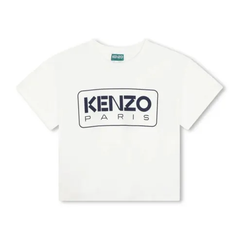 Kenzo , Kids White T-shirts and Polos ,White male, Sizes: