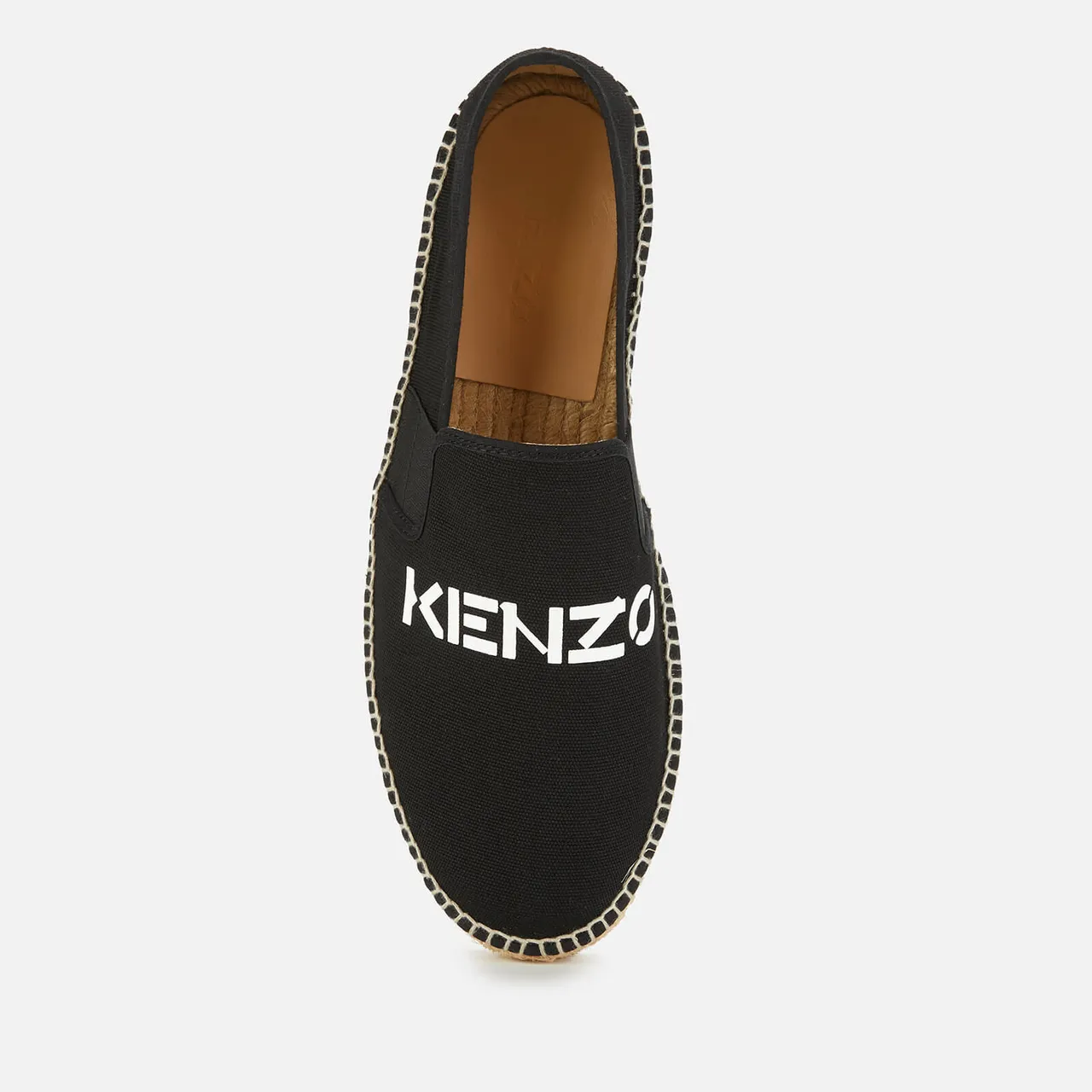 KENZO Men's Kenzo Logo Elastic Espadrilles - Black - UK