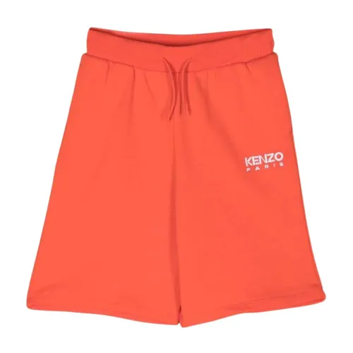 Kenzo , Orange Kids Bermuda Shorts ,Orange male, Sizes: