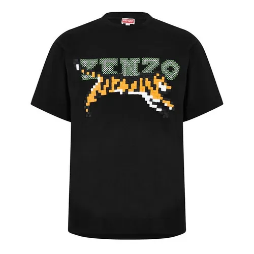 KENZO Pixel Tiger T-Shirt - Black