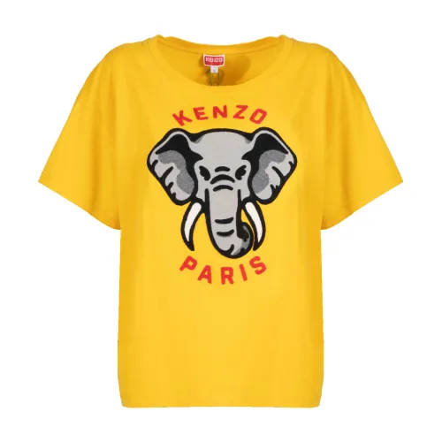 Kenzo , Relax Tshirt in Deep Yellow ,Yellow female, Sizes: