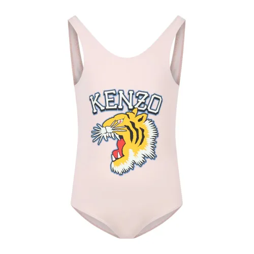 Kenzo , Roaring Tiger Pink Swimsuit ,Pink female, Sizes: