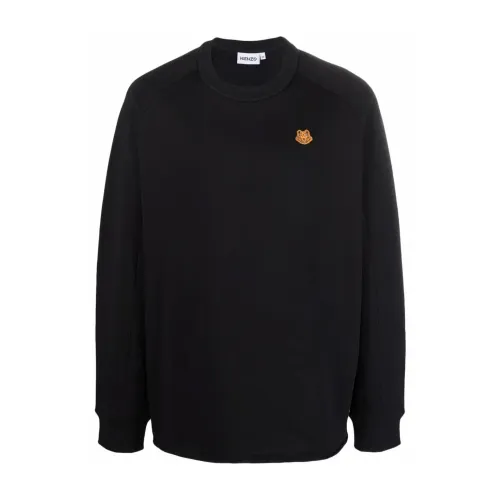 Kenzo , Seasonal Logo Sweatshirt ,Black male, Sizes:
