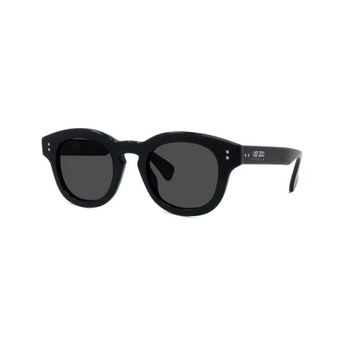 Kenzo , Shiny Black/Smoke Sunglasses ,Black unisex, Sizes: