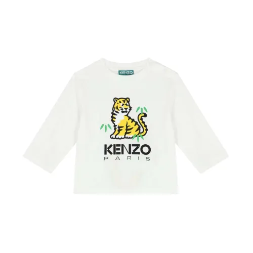 Kenzo , Short Sleeve T-Shirt ,White male, Sizes: