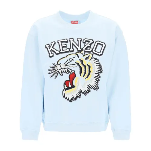 Kenzo , Striped Jersey T-shirt ,Blue female, Sizes: