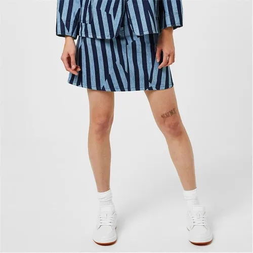 KENZO Striped Skirt - Blue