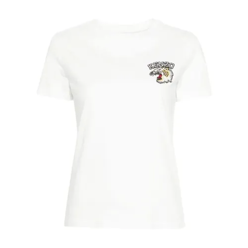 Kenzo , Stylish T-Shirt ,White female, Sizes: