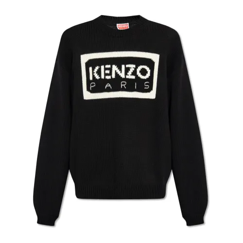 Kenzo , Sweater with logo ,Black male, Sizes: