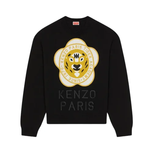 Kenzo , Tiger Academy Jumper ,Black male, Sizes: