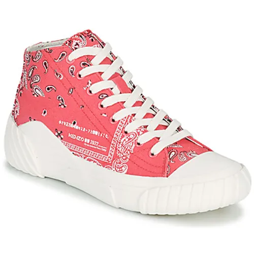 Kenzo  TIGER CREST HIGH TOP SNEAKERS  women's Shoes (High-top Trainers) in Pink