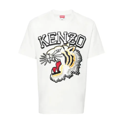 Kenzo , Tiger Varsity T-shirt ,White male, Sizes: