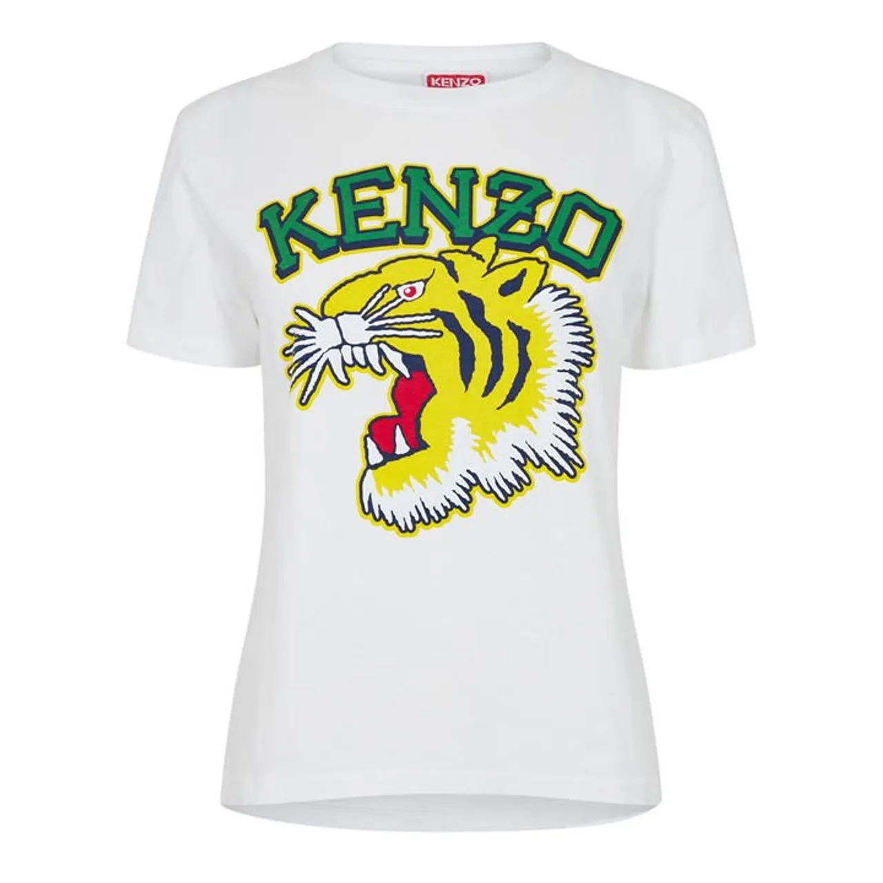 KENZO Tiger Varsity T Shirt - White