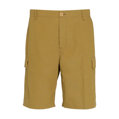 Kenzo , Tobacco Cargo Shorts ,Brown male, Sizes: