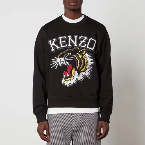 KENZO Varsity Jungle Cotton-Jersey Sweatshirt