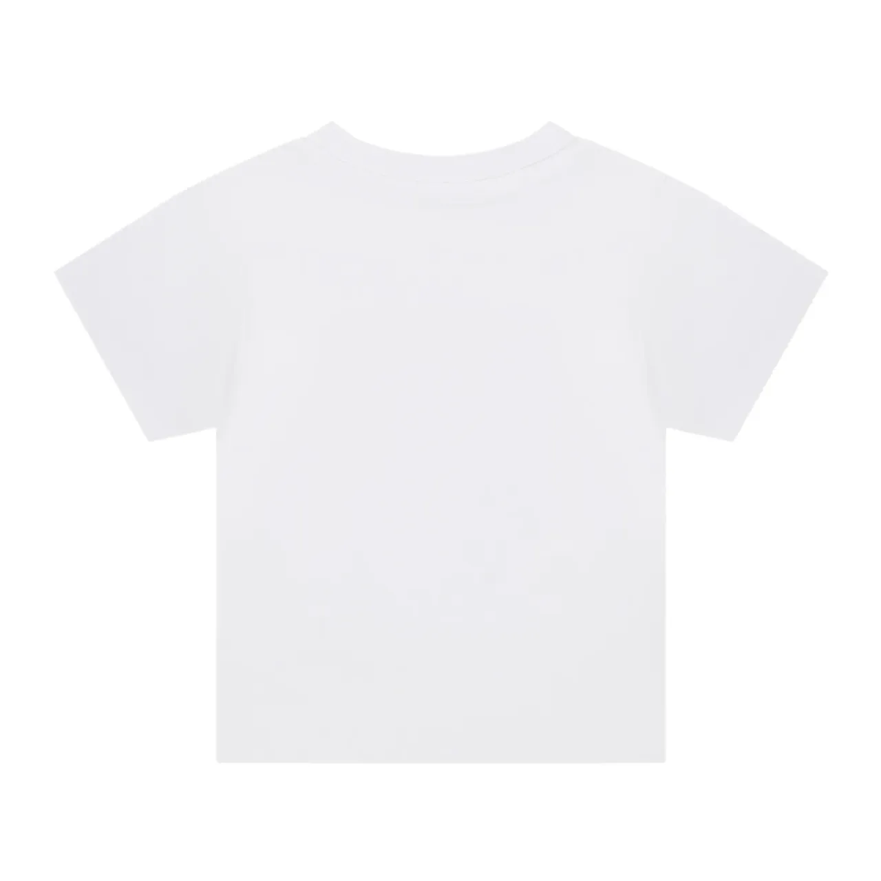 Kenzo , White Cotton T-Shirt with Elephant Logo ,White unisex, Sizes: