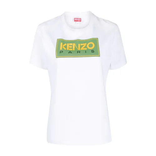 Kenzo , White Crewneck T-shirt ,White female, Sizes: