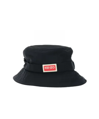 Kenzo Womens Accessories Paris Bucket Hat in Black - One