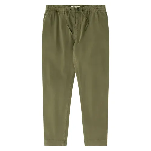 Kestin , Olive Cotton Twill Tapered Trouser ,Green male, Sizes: