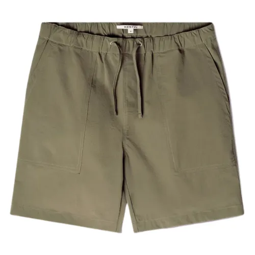 Kestin , Relaxed Fit Japanese Cordura® Ripstop Shorts ,Green male, Sizes: