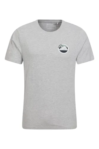 Keswick Mountain Mens Cotton T-Shirt - Grey