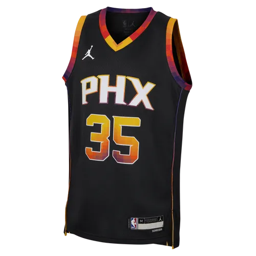 Kevin Durant Phoenix Suns Statement Edition Older Kids' Jordan Dri-FIT NBA Swingman Jersey - Black - Polyester