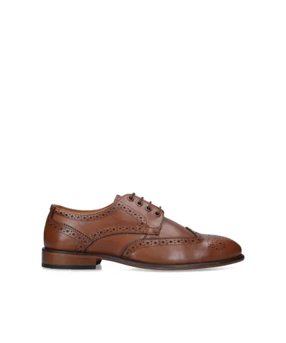 KG Kurt Geiger Mens Leather Connor Brogues - Tan Leather (archived)