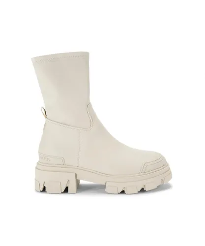 KG Kurt Geiger Womens Trekker Sock Boots - Cream