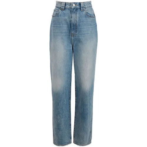 Khaite , 043 Distressed Bryce Martin Jeans ,Blue female, Sizes: