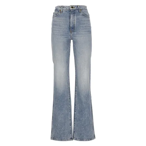 Khaite , Light Blue Cotton Jeans for Women ,Blue female, Sizes: