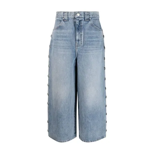 Khaite , Studded Rapton Jeans ,Blue female, Sizes: