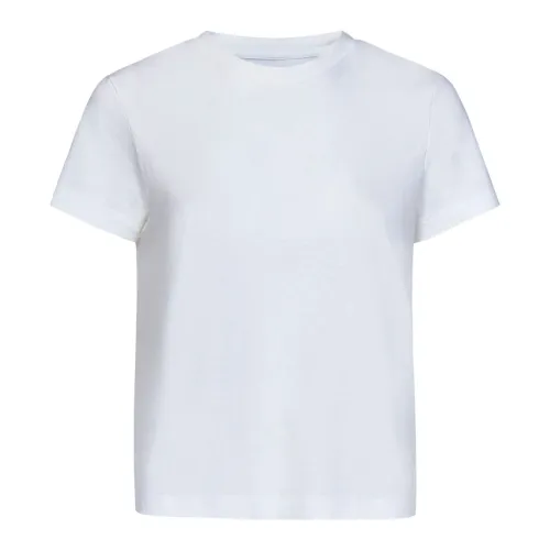 Khaite , White Ribbed Crewneck T-shirt ,White female, Sizes: