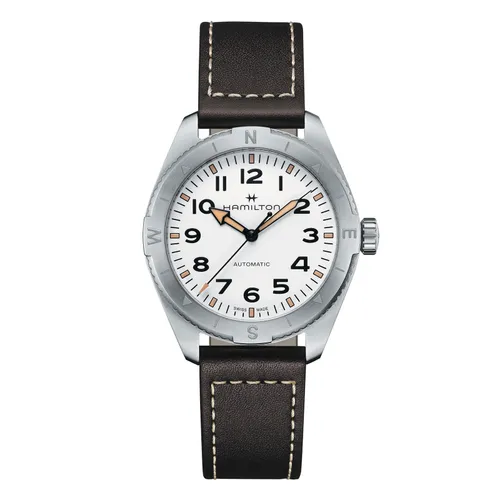 Khaki Field Expedition 41mm Mens Watch White