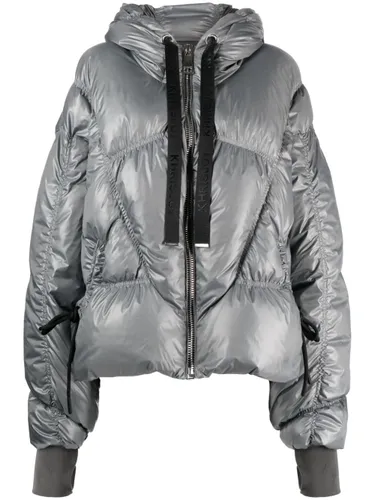 Khrisjoy Iconic metallic-effect puffer jacket - Grey