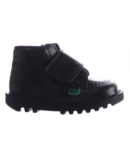 Kickers Childrens Unisex Kick Kilo I Core Kids Black Boots Leather