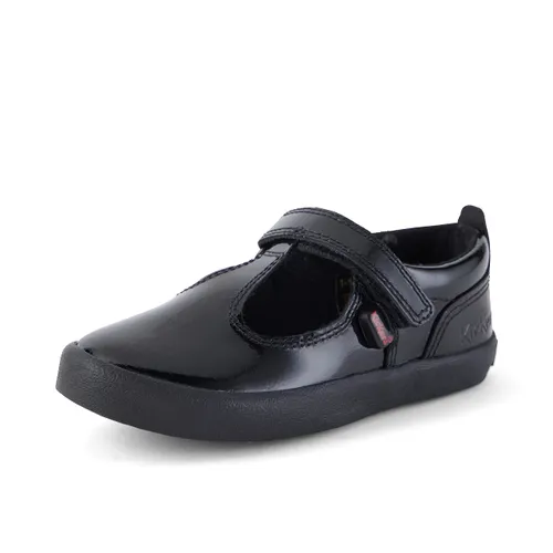 Kickers Infant Girl's Kariko T-Strap Leather School Shoes