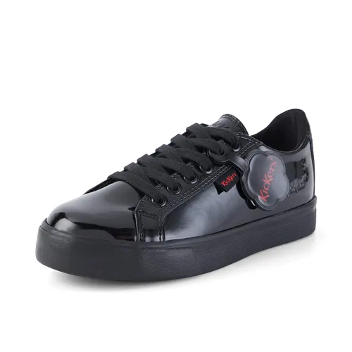 Kickers Junior Girl's Tovni Lacer Patent Leather Trainer