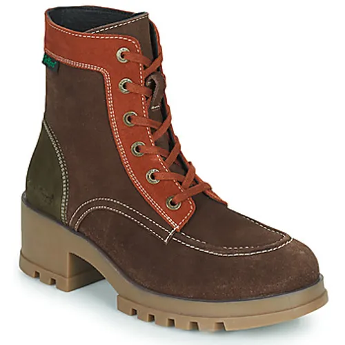 Kickers  KICK HELLO  women's Low Ankle Boots in Brown