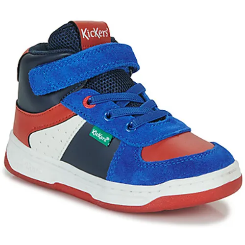 Kickers  KICKALIEN  boys's Children's Shoes (High-top Trainers) in Blue