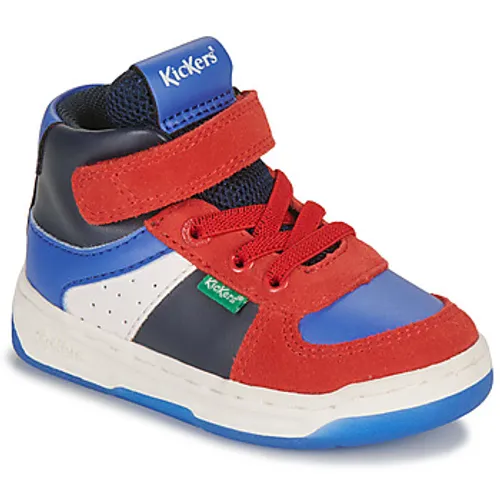 Kickers  KICKALIEN  boys's Children's Shoes (High-top Trainers) in Red