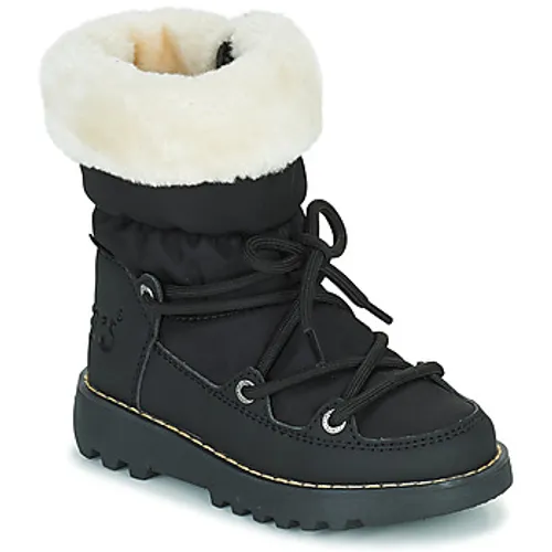 Kickers  KICKNEOSNOW KID  girls's Children's Snow boots in Black