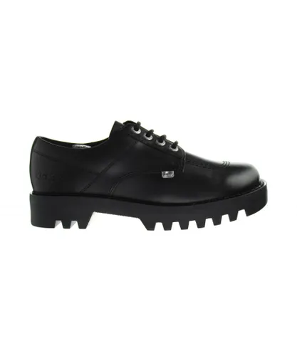 Kickers Kizziie Derby Mens Black Shoes Leather (archived)