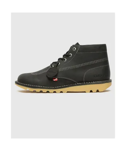 Kickers Mens Kick Hi Boots in Black Leather (archived)