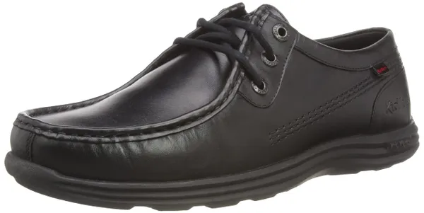 Kickers Men's Reason Moc Toe Leather School Shoes