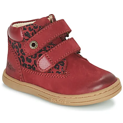 Kickers  TACKEASY  girls's Children's Mid Boots in Bordeaux