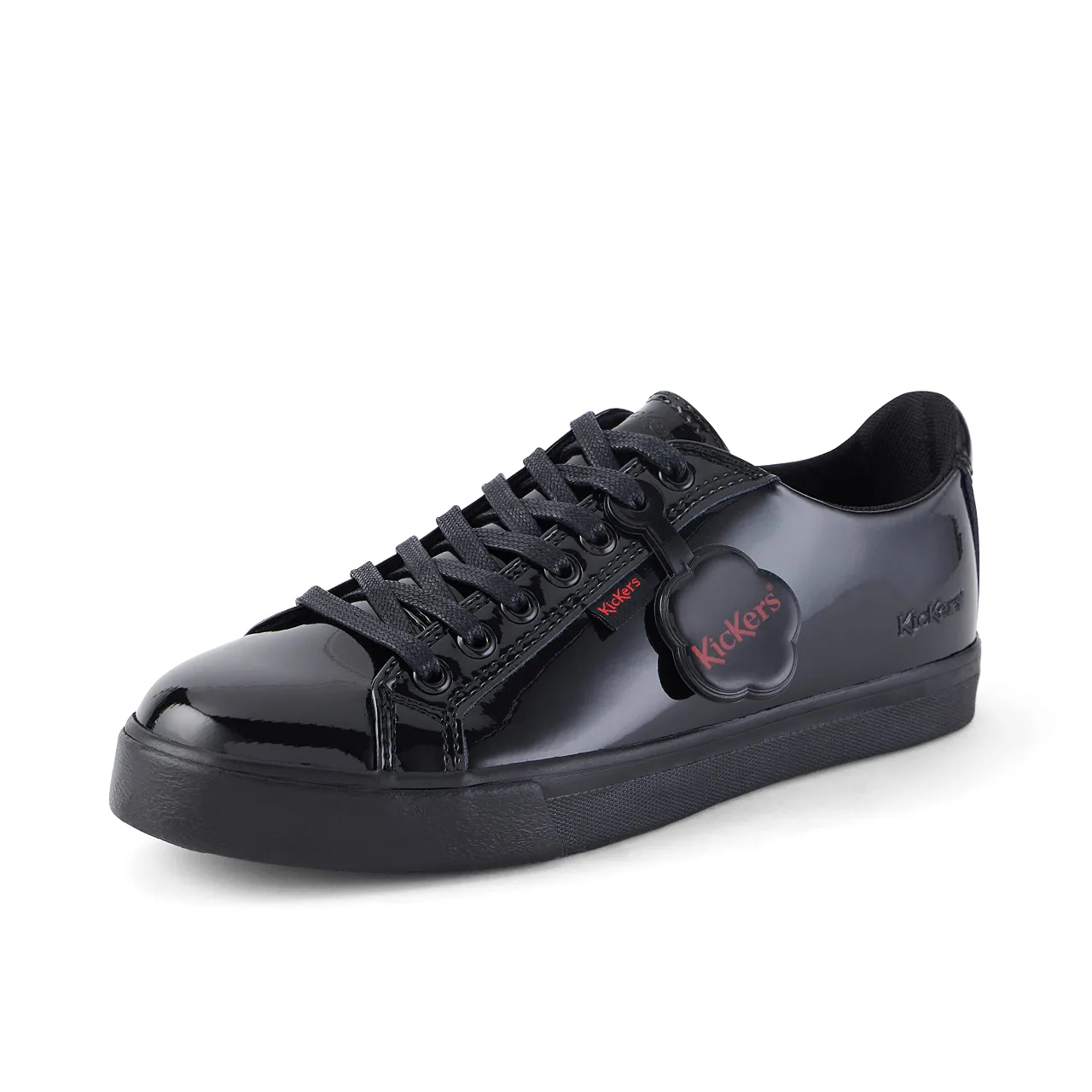 Kickers Youth Girl's Tovni Lacer Patent Leather Trainer