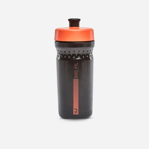 Kids' 380ml Water Bottle 500 - Black/coral
